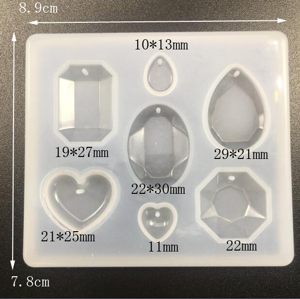 6 Designs Silicone Resin Mold  - Silicone Epoxy Resin Molds Set ulasan dan harga