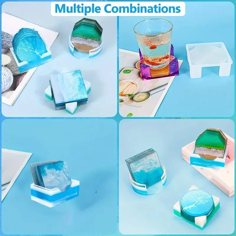 5Pcs/Set DlY Epoxy Resin Cup C - Silicone Epoxy Resin Molds Set ulasan dan harga