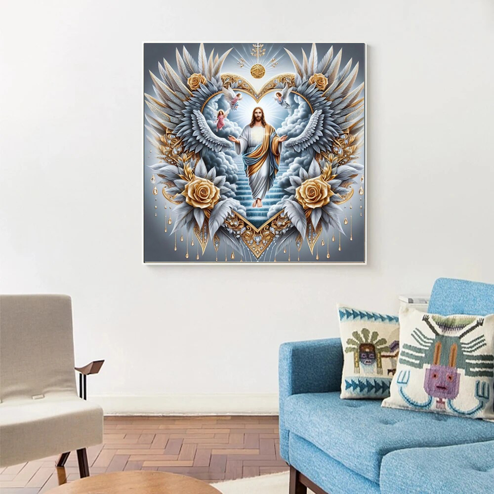 1pc frameless 5D DIY Diamond P - 5D Diamond Painting Kit Full Drill ulasan dan harga