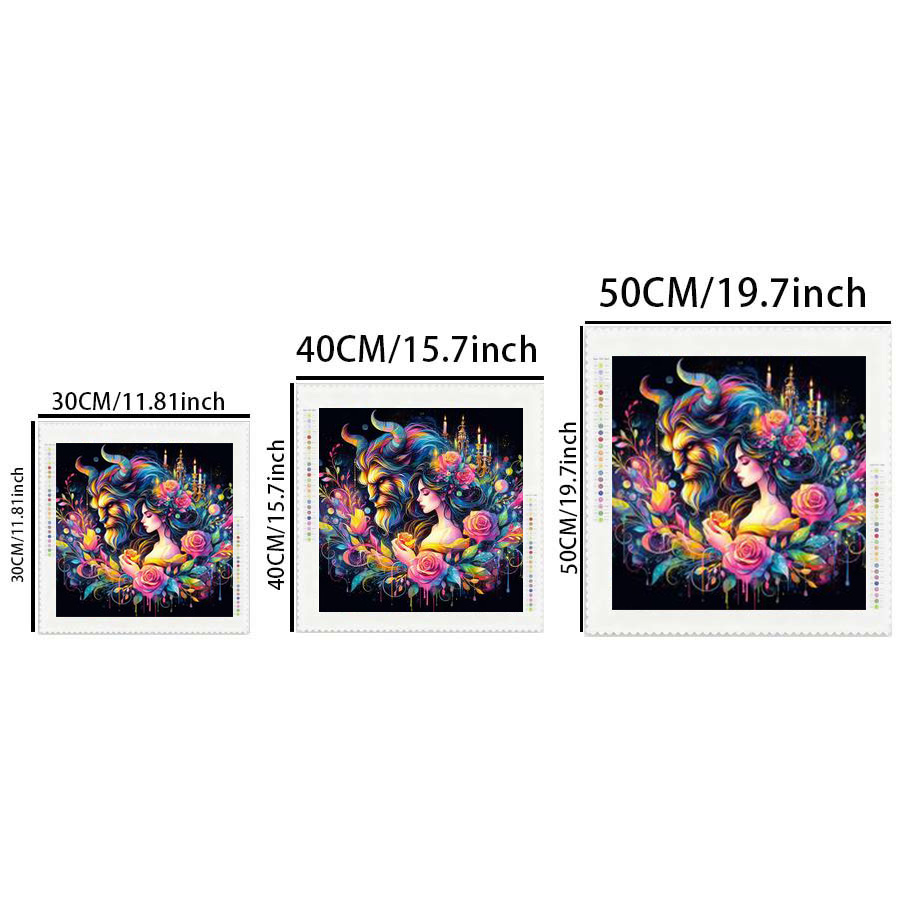 1 piece - Potdemiel-5D-DIY - F - 5D Diamond Painting Kit Full Drill ulasan dan harga
