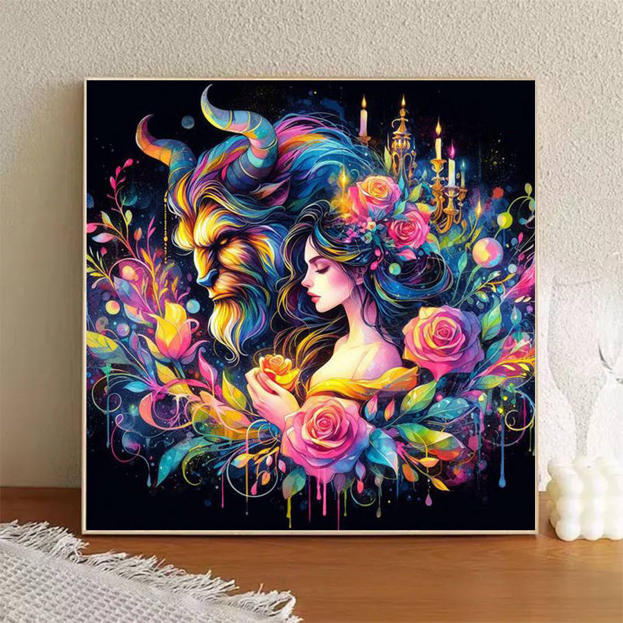 1 piece - Potdemiel-5D-DIY - F - 5D Diamond Painting Kit Full Drill ulasan dan harga