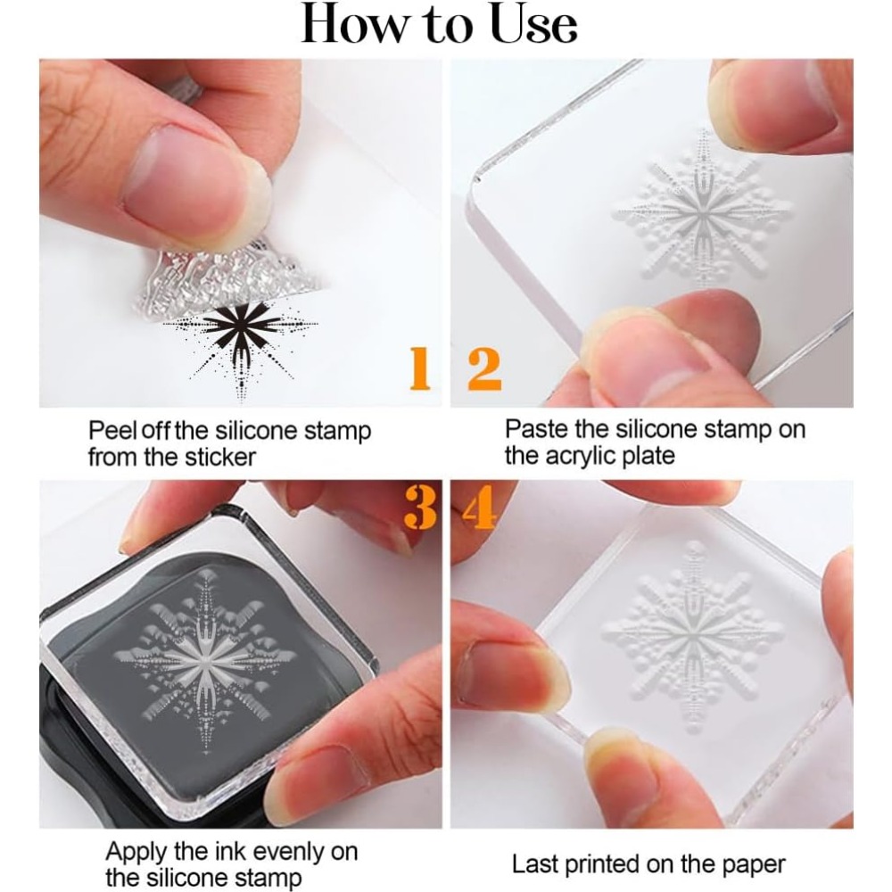 Star Clear Stamps Night Stars  - Clear Silicone Stamps For Card Making ulasan dan harga