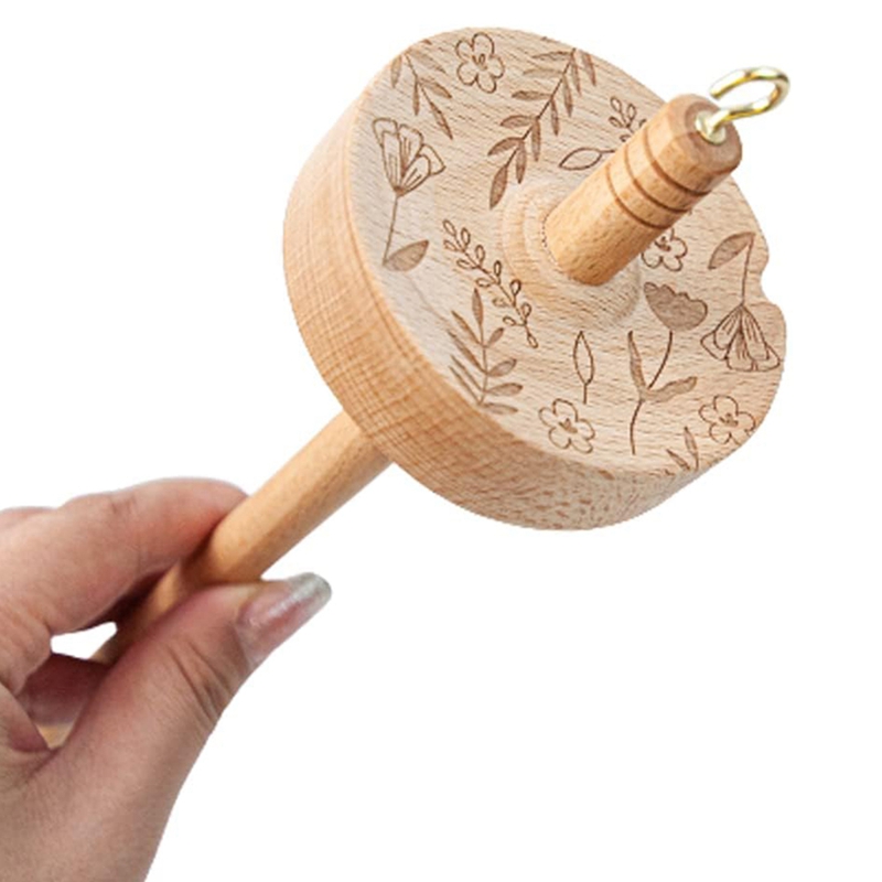 Drop Spindle Yarn Tool,Wooden  - Sewing ulasan dan harga