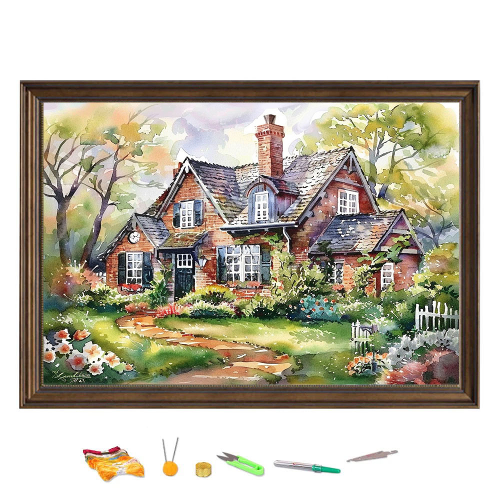 Cross Stitch Embroidery Forest - Cotton Embroidery Thread Skeins ulasan dan harga